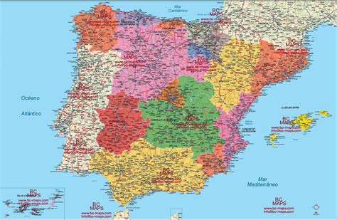 Un Mapa De Espana Images And Photos Finder