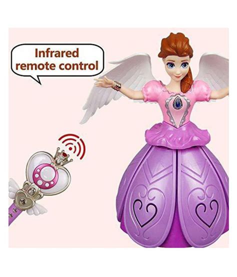 Tv Media Remote Control Girl Dancing Princess Angel Music Doll With Magic Wand Toys Buy Tv