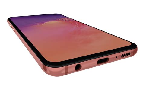 Samsung Galaxy S10e Flamingo Pink 3d Model Cgtrader