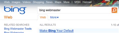 Bing Testing Navigation Usability With Alternate Serp Format Webranking