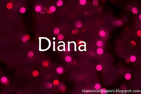 Diana Name Wallpapers Diana ~ Name Wallpaper Urdu Name Meaning Name