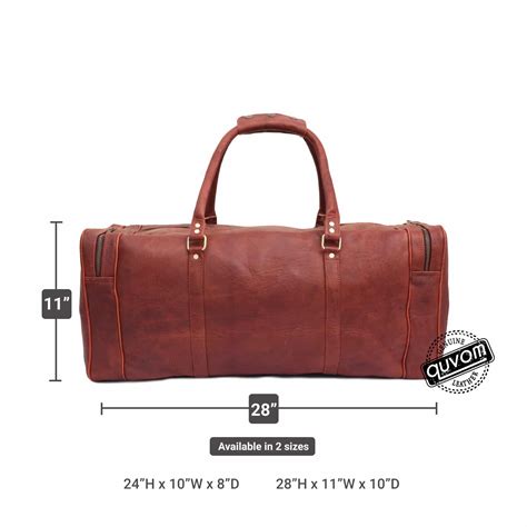 Best Leather Duffel Bag Large Size