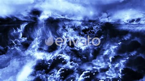 Mysterious Dark Night Thunder Clouds Videohive 21787196