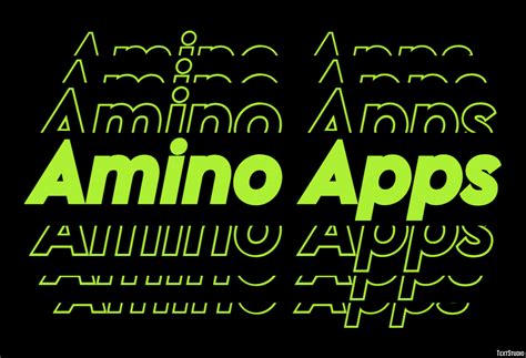 Amino Apps Text Effect And Logo Design Social Network Textstudio