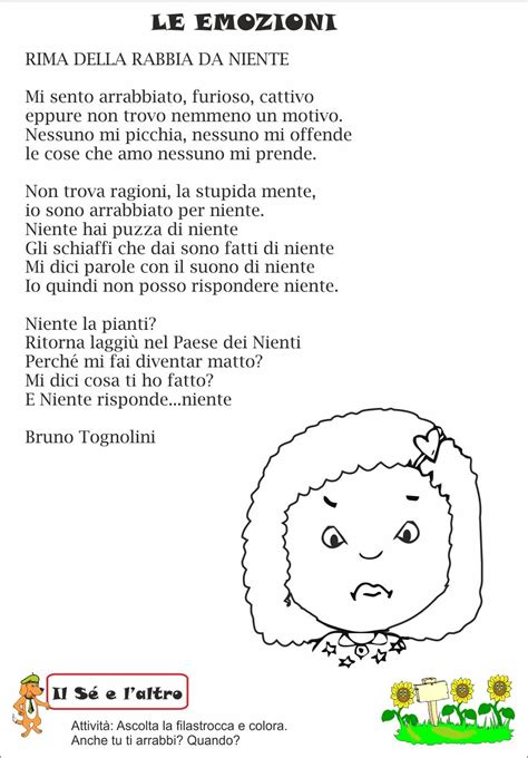 Le 8 emozioni primarie identificate da plutchik servono come fondamenta per tutte le altre. Le Emozioni | Filastrocche, Brevi poesie e Scuola
