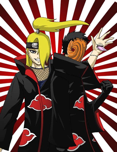 Tobi And Deidara By Jj Anime On Deviantart