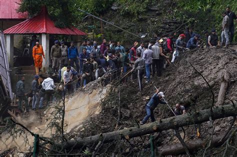 33 Dead As Heavy Rain Triggers Floods And Landslides In India’s Himalayan Region Shropshire Star