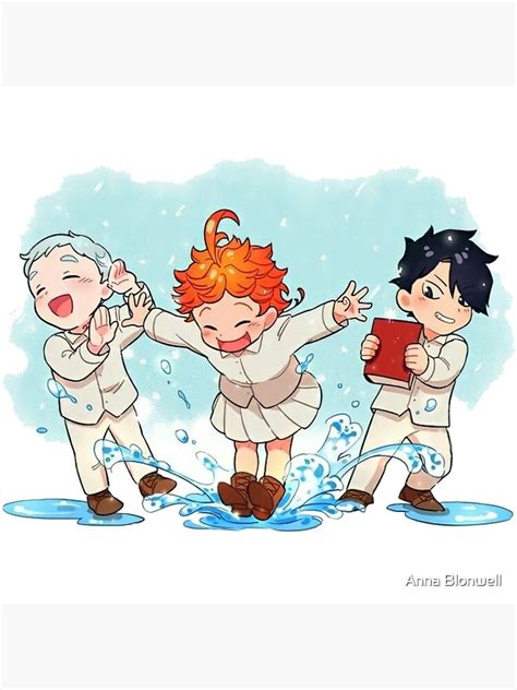 Cute Ray Emma Norman The Promised Neverland Poster For Sale By