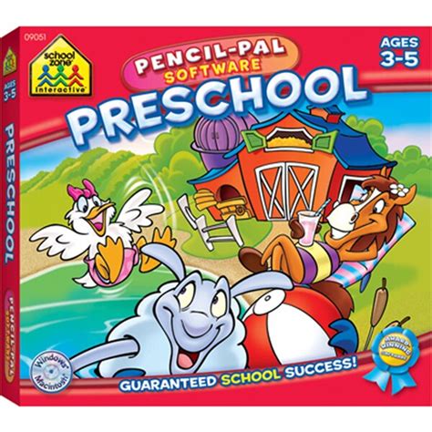 School Zone Pencil Pal Software Preschool Free Shipping On Orders