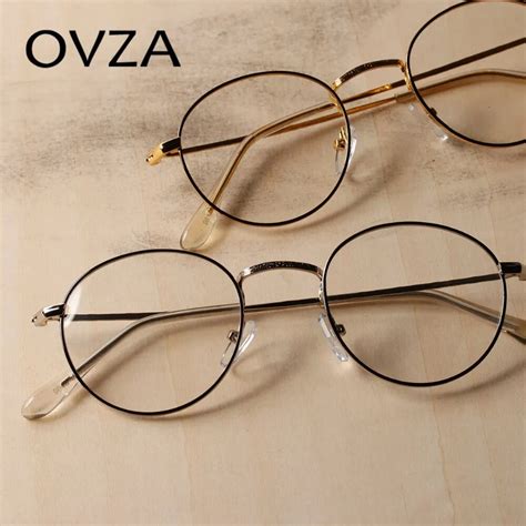 Ovza Japanese Series Handmade Glasses Frame Men Women Retro Round Metal
