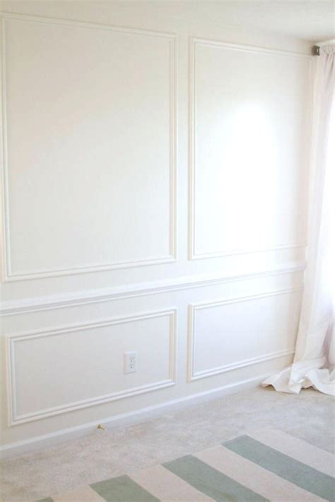 Raju pop design 400 pictures video false ceiling corners. Wood Wall Molding High End Look With Trim On Wall Wood ...