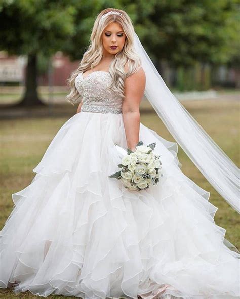 Romantic And Eye Catching Plus Size Wedding Dresses Chicwedd
