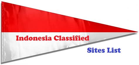 Following are some of the best free classified submission websites available in malaysia Top 100 Free Indonesia Classified Submission Sites List ...