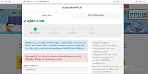 Situs web pendaftaran ppdb jakarta pun sempat dihentikan sementara pada senin pukul 16.00 pengumuman penghentian sementara tersebut dicantumkan dalam pop up laman resmi pendaftaran ppdb di ppdb.jakarta.go.id. Orangtua Murid Keluhkan Gangguan Sistem PPDB Online