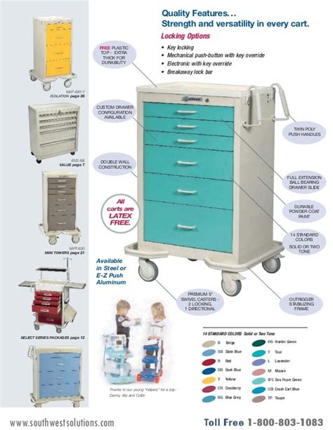 Healthcare And Medical Crash Carts