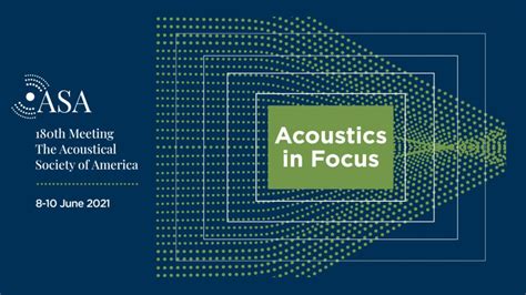 Acoustics In Focus The 180th Meeting Of The Acoustical Society Of