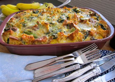 Give it a good stir then add the salmon back. Spinach Mushroom Asparagus Strata - jittery cook