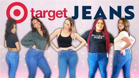 5 Women Try The Same Jeans From Target Size 2 16 Youtube