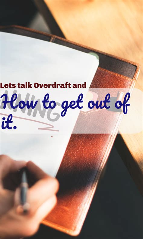 Overdraft protection covers you up to your approved credit limit1 when you don't have enough money in your. How to get out of overdraft debt | Debt relief programs, Debt relief, Credit card consolidation