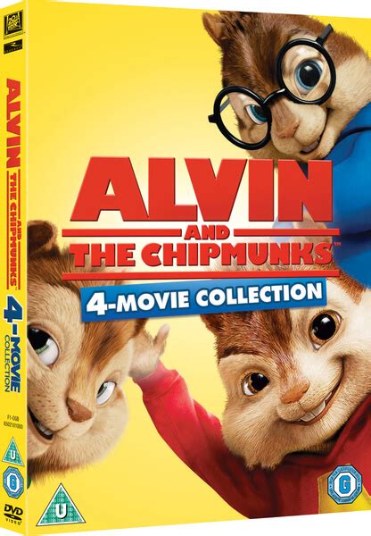 Alvin And The Chipmunks 1 4 Box Set Dvd Zavvi