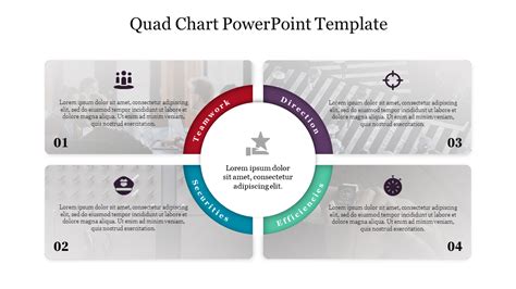Creative Quad Chart Powerpoint Template Presentation