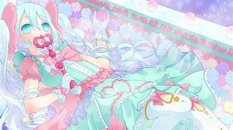 Kawaii Pastel Anime Desktop Wallpaper