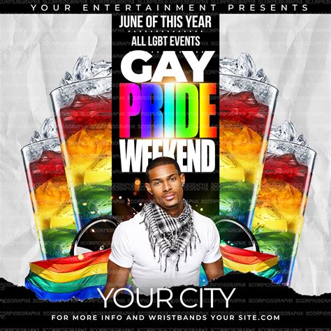 Gay Pride Flyer Template Lgbtq Flyer Template Canva Flyer Etsy Sterreich