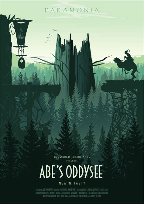 Abes Oddysee Posters On Behance