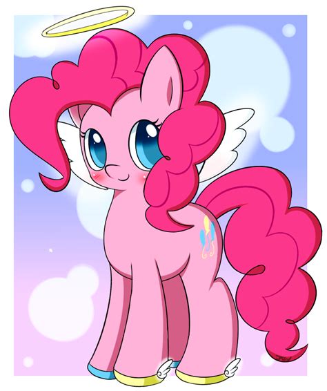 Angelic Pinkie By Pokumii Pink Pie Mlp Pony My Little Pony Friendship