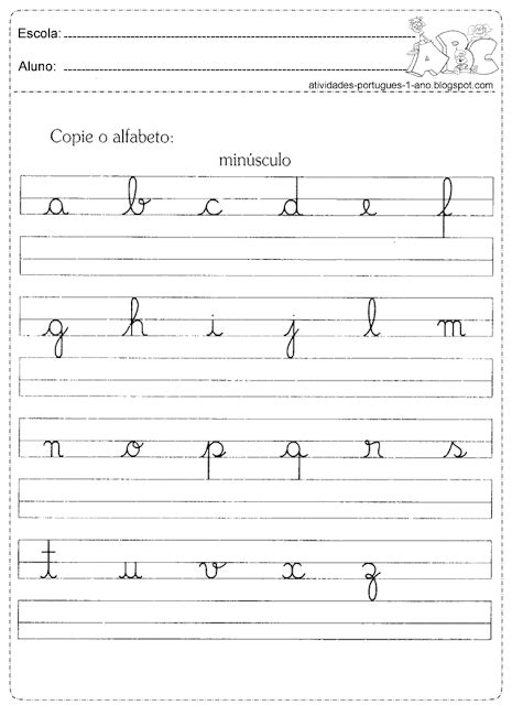 Baixe Atividades Com Letras Cursivas S Escola Cursive Handwriting