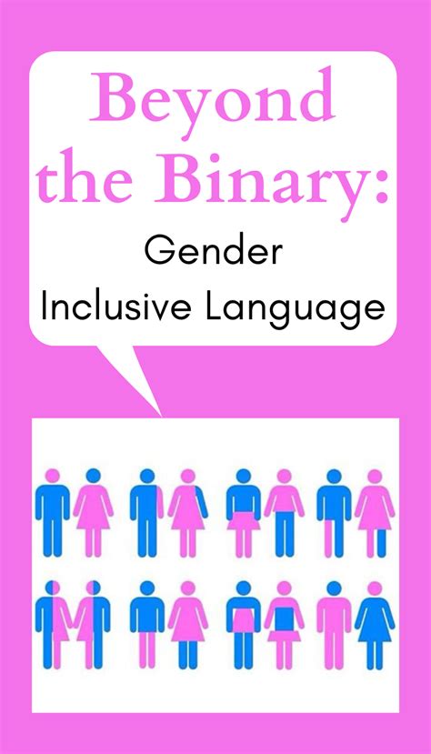 Beyond The Binary Gender Inclusive Language Gender Inclusive Gender