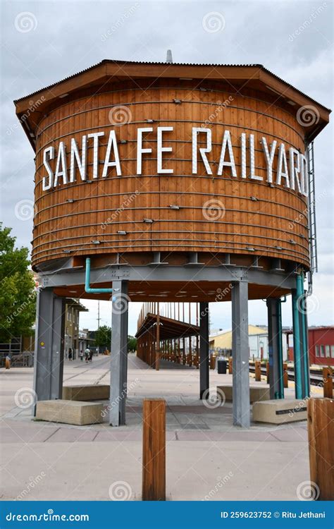 Santa Fe Railyard In Santa Fe New Mexico Editorial Photography Image