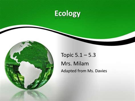 Ppt Ecology Powerpoint Presentation Free Download Id3448603