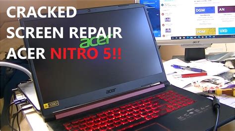 How To Repair Your Broken Screen At Home Acer Nitro 5 173 Inch Youtube