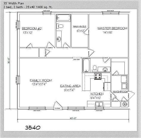 Floor Plan For Barndominium Image To U