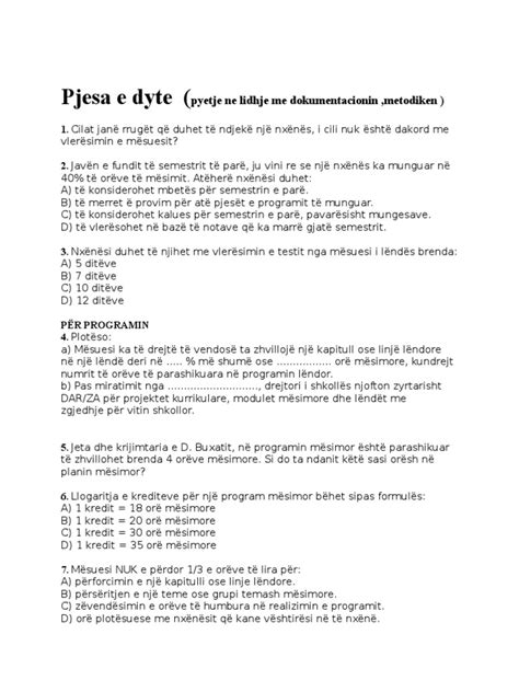 pjesa e dyte pyetje per dokumnetacionin pdf