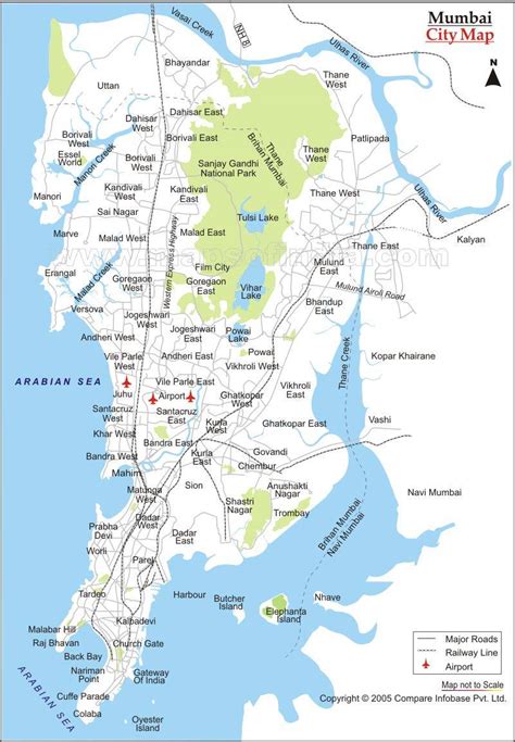 Mapas Detallados De Bombay Para Descargar Gratis E Imprimir