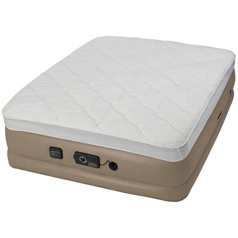 Insta Bed 18 Raised Queen Pillow Top Air Mattress With Neverflat Ac
