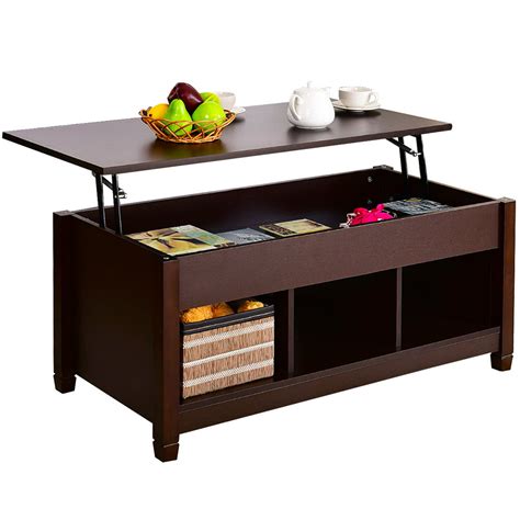 Topbuy Multifunctional Modern Lift Top Coffee Table Desk Dining