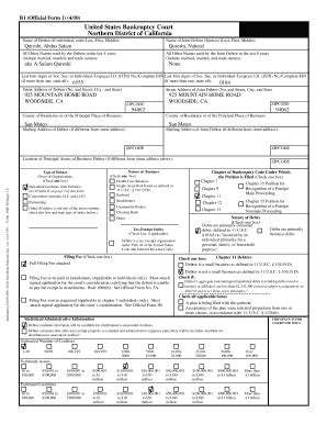 Please note that these forms are meant to be downloaded and filled in, and may not work properly in your browser window. 27 Printable Bankruptcy Form Templates - Fillable Samples ...