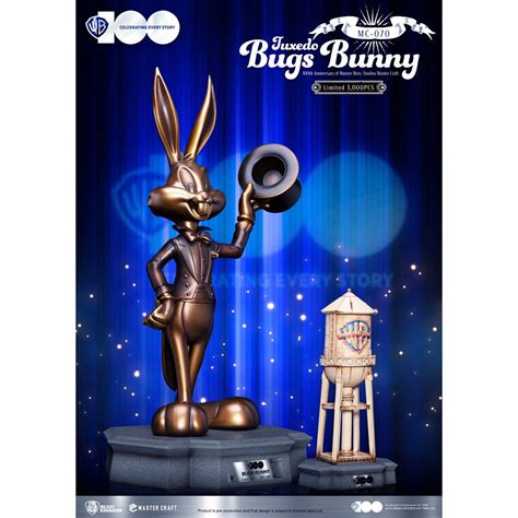 Looney Tunes Wb100 Ann Mc 070 Tuxedo Bugs Bunny Master Craft Resin Statue