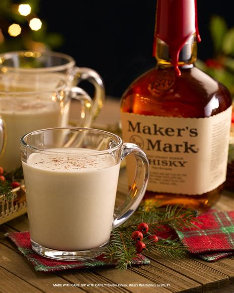 The best ever fall and winter cocktail recipe. Maker's Mark® Eggnog | Recipe | Eggnog recipe, Christmas ...