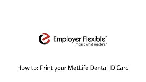 Check spelling or type a new query. How To Print Your MetLife Dental ID Card on Vimeo