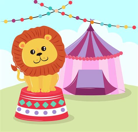 Circus Lion Clipart Free