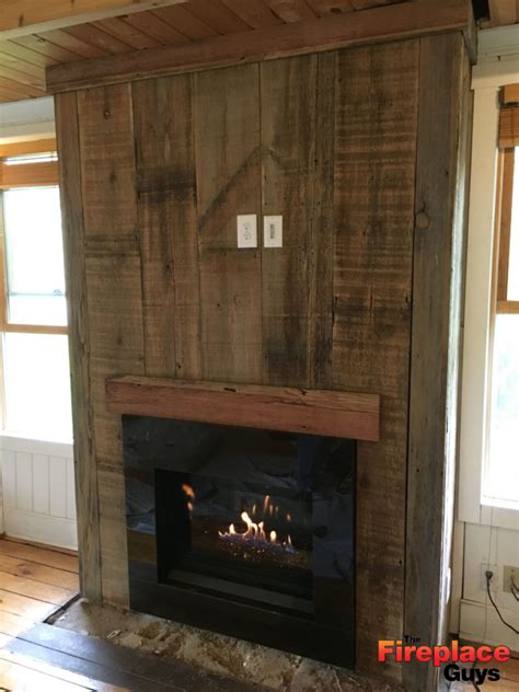 For a rustic cabin or lodge look, use the medium to large river rock to build a hearth and surround for your stove. Modern Rustic | The Fireplace Guys
