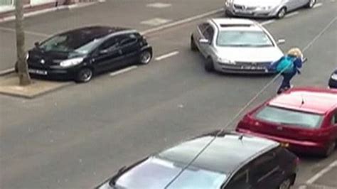 parallel parking belfast woman is internet hit bbc news