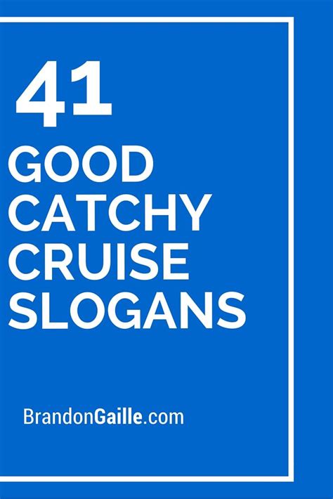 You should follow electrical safety rules. 43 Good Catchy Cruise Slogans | Cruises
