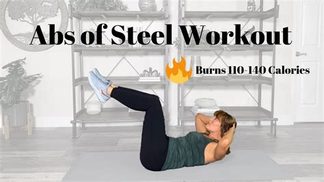 Abs Of Steel Workout Burns Calories Youtube