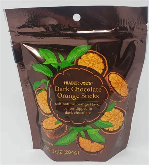 Trader Joes Dark Chocolate Orange Sticks Gluten Free 10 Oz Each Fresh