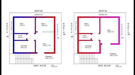 Simple 1 Bhk House Plan Drawing Amelagl